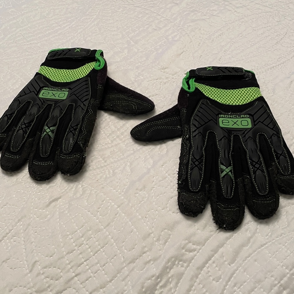 Ironclad exo Motor Impsct Protection Work Gloves Size XL